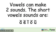 short vowels