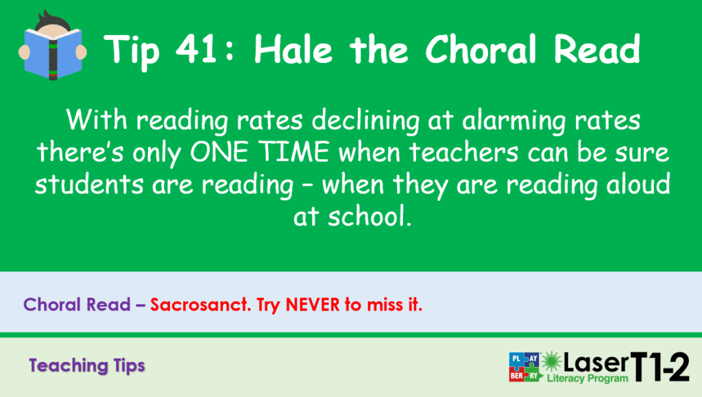 Choral read tip