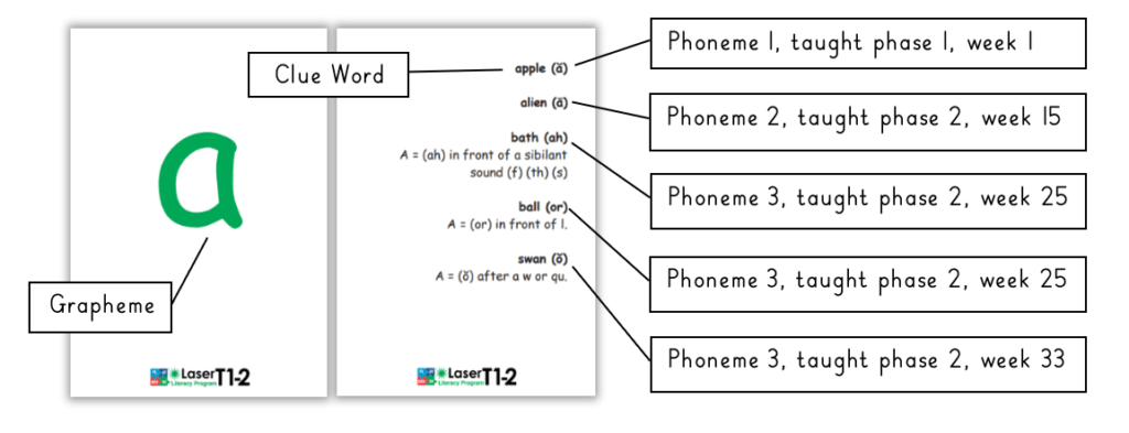 reading card diagram